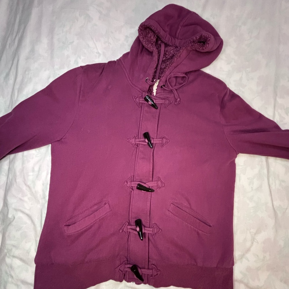 Roxy Women's Purple Toggle Utility Jacket - image 1